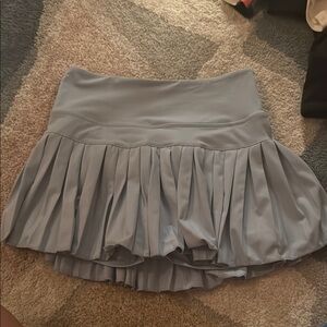 Gold Hinge Skirt - Light Blue